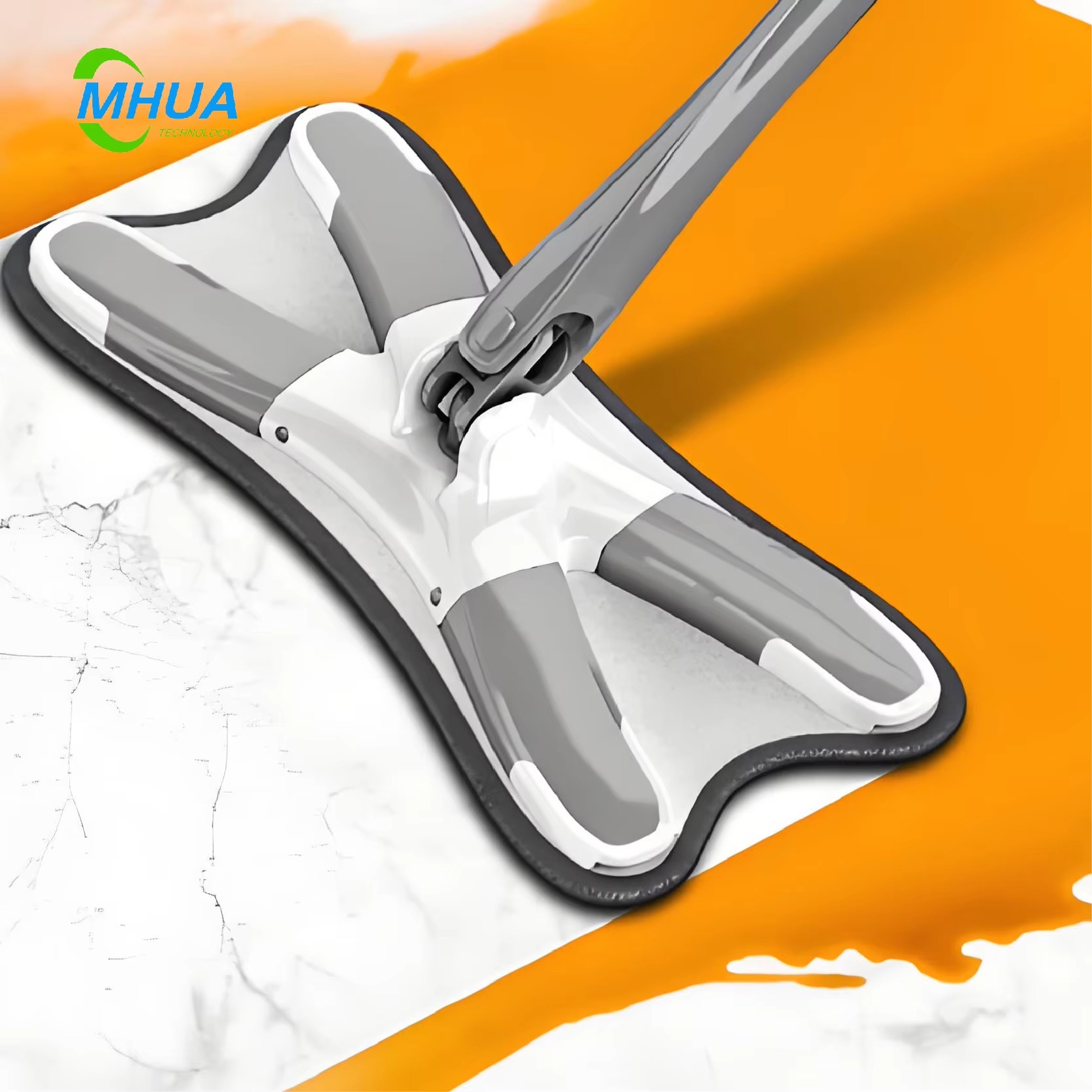 X-Shape Self-Wringing Floor Mop - Image 4