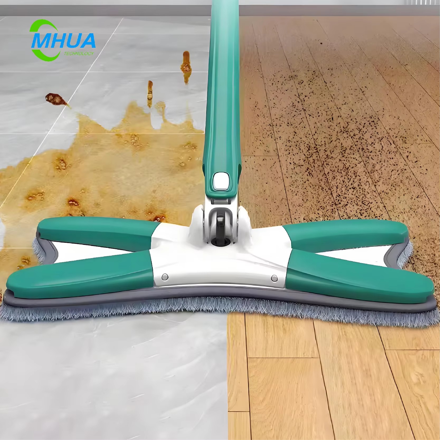 X-Shape Self-Wringing Floor Mop - Image 2